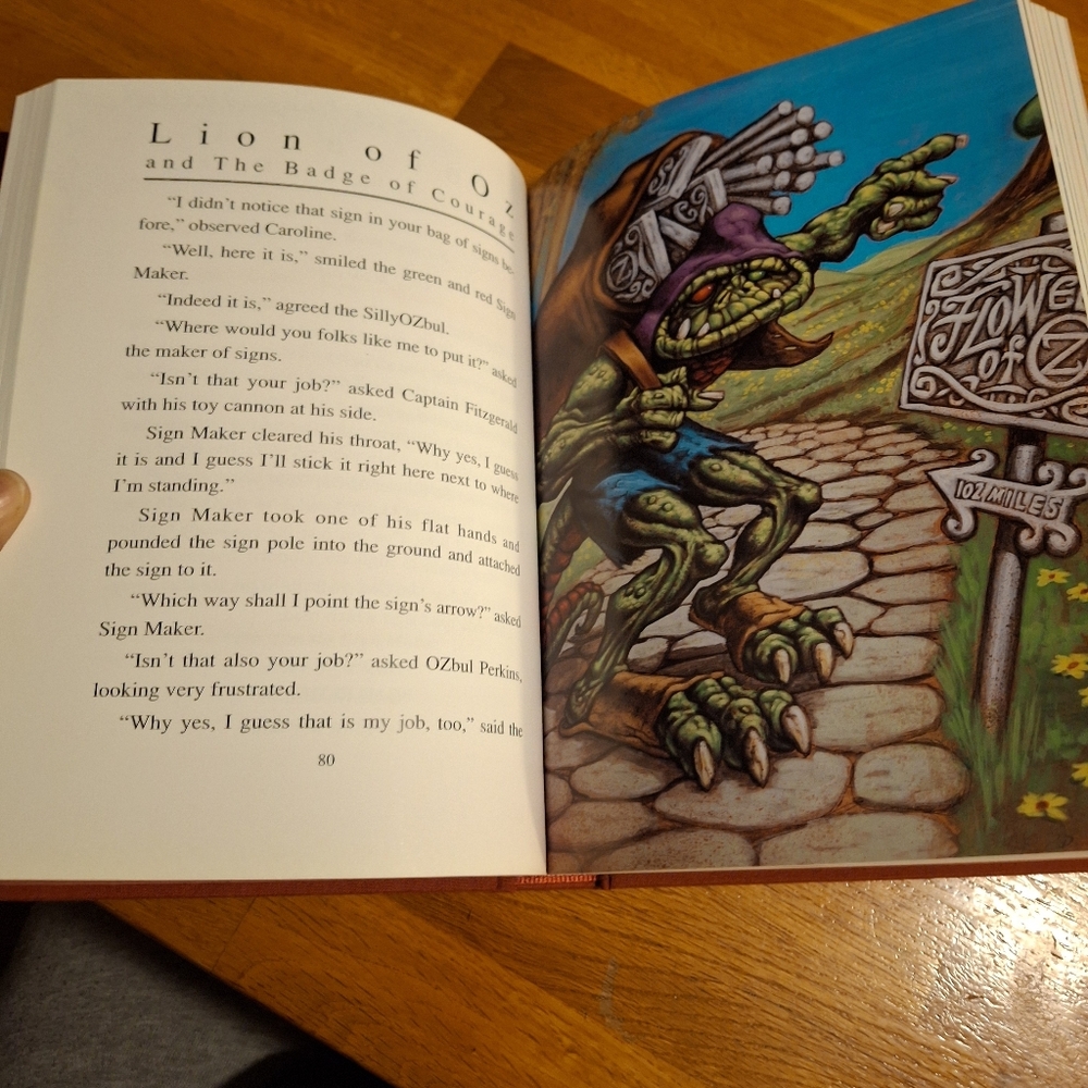 Lion Of Oz And The Badge Of Courage First Edition Book New - Picture 6 of 8